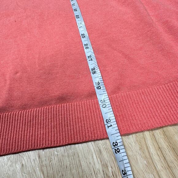 Tommy Bahama NWT Island Zone Big Tall Orange Sweater Men's Size 2XLT V-Neck - Picture 11 of 11